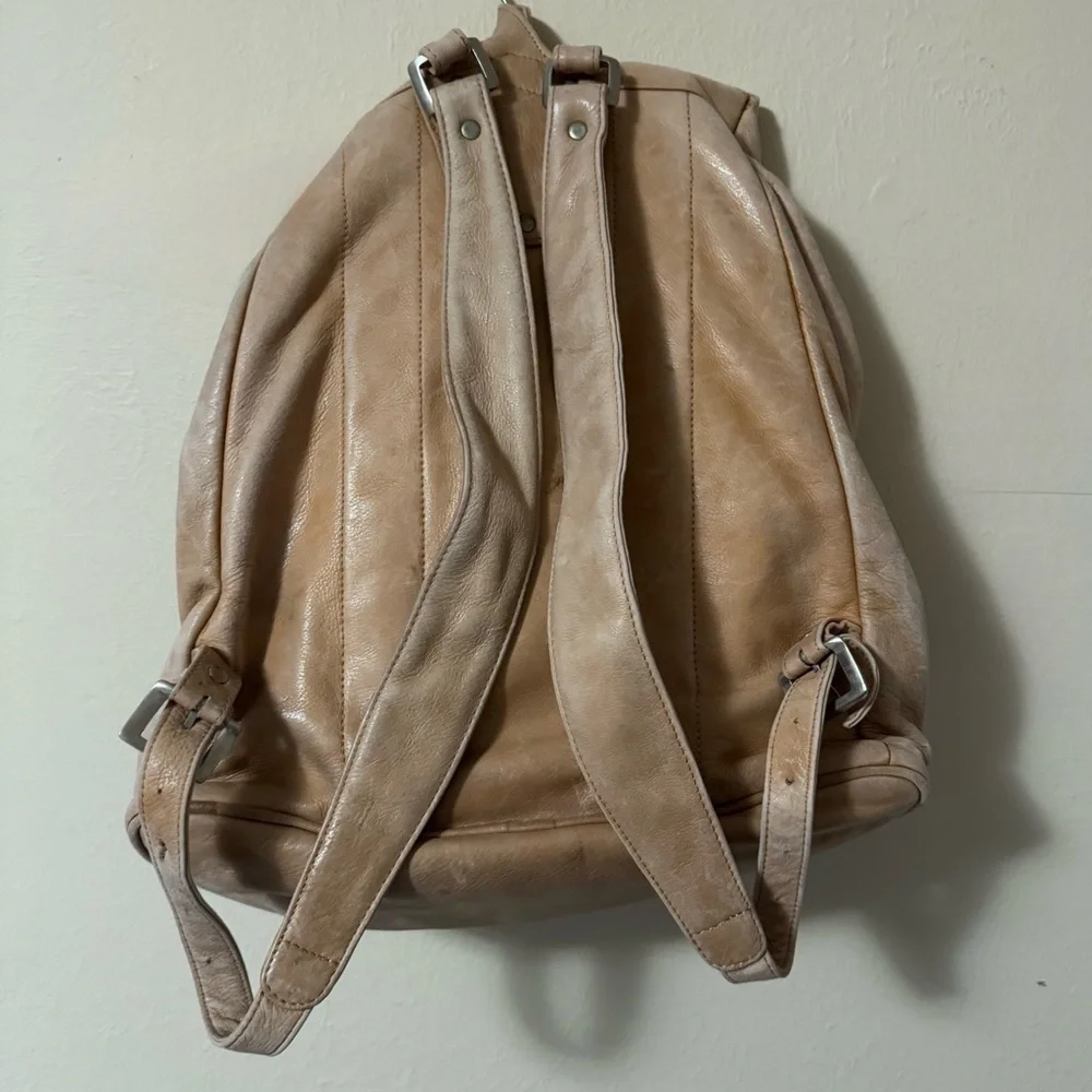 Green Fields leather backpack